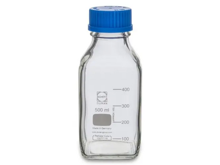 S.C.A.T Laboratory Bottle DURAN, GL45, 500 ml, Type 2, Pack of 3 - MSE Supplies LLC