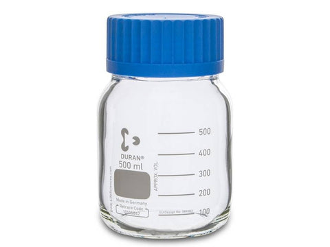 S.C.A.T Laboratory Bottle DURAN, GLS80, 500 ml, Type 1, Pack of 3 - MSE Supplies LLC