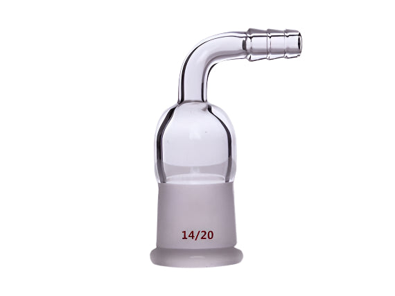 MSE PRO 90° Exhaust Joint, Internal Grinding Mouth: 14/20, φ8 Small Nozzle Interface