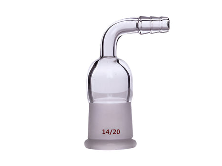 MSE PRO 90° Exhaust Joint, Internal Grinding Mouth: 14/20, φ8 Small Nozzle Interface