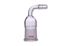 MSE PRO 90° Exhaust Joint, Internal Grinding Mouth: 14/20, φ8 Small Nozzle Interface