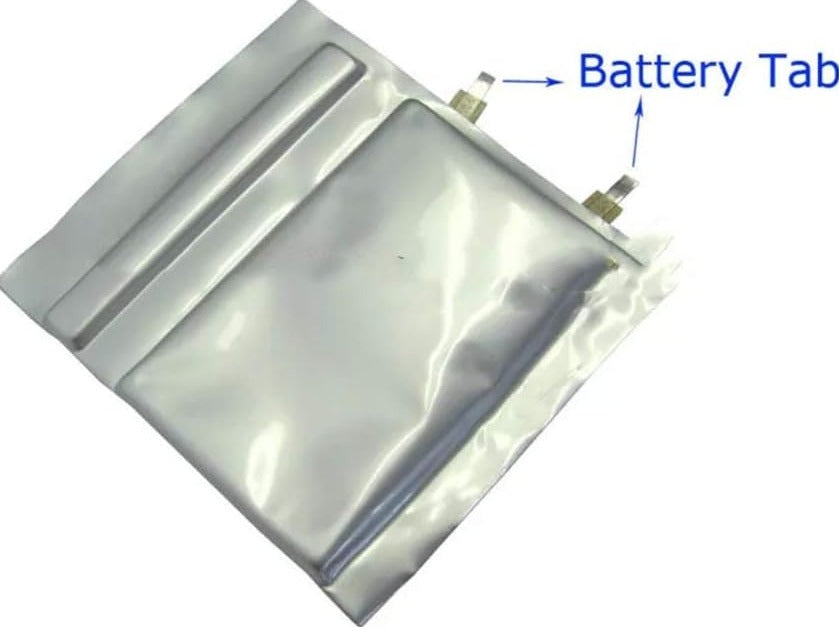 MSE PRO 8mm Wide Aluminum Tab as Positive Terminal for Pouch Cell, 50pcs, Battery Consumables, MSE Supplies LLC, MSE Supplies