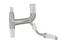 MSE PRO Claisen Joint, with Glass Door Lower Branch Pipe, Lower Mouth: 24/40