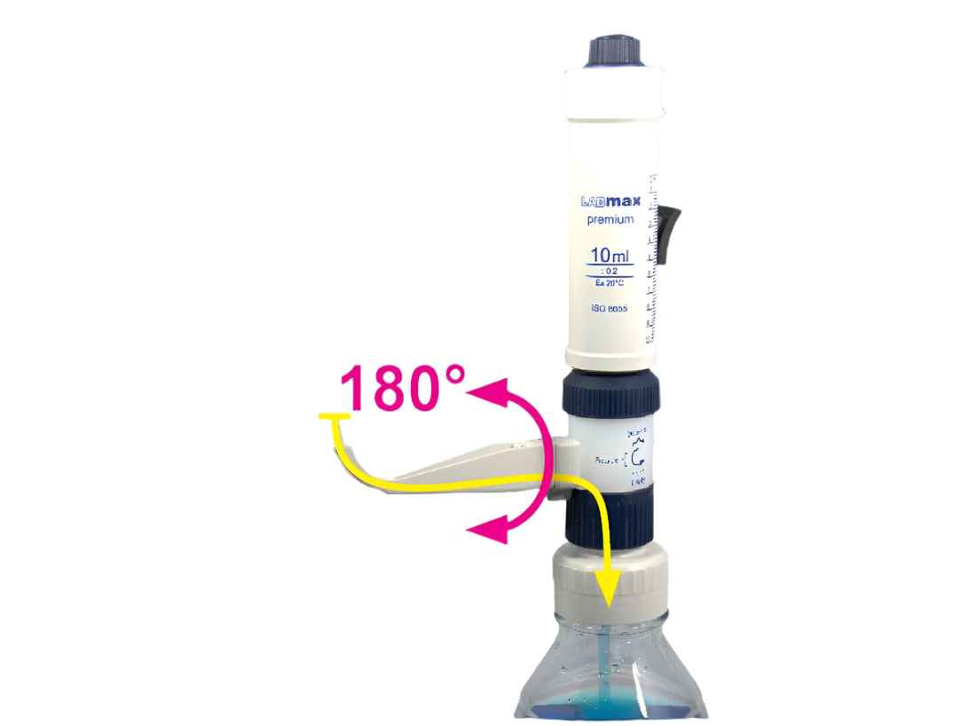 Witeg Bottle-Top Dispenser Labmax Premium