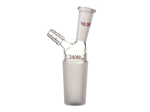 MSE PRO Thermometer Adapter, with 10/30 Thermometer Joint, Ground Joint 24/40 - MSE Supplies LLC