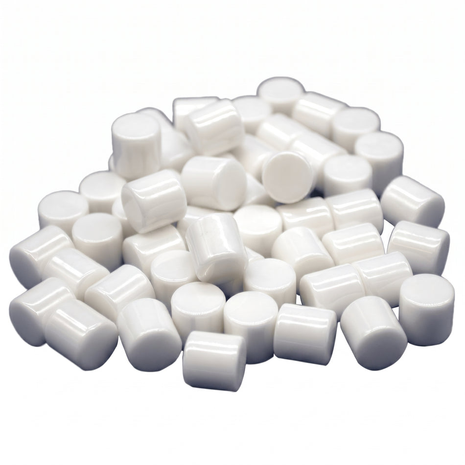MSE PRO 10 mm Cylindrical Premium Yttria Stabilized Zirconia YSZ Milling Media, 1 kg AI image