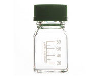 MSE PRO Threads Mouth Reagent Bottle 100mL GL45, Standard Green Threads Cover, Including Sealing Ring - MSE Supplies LLC