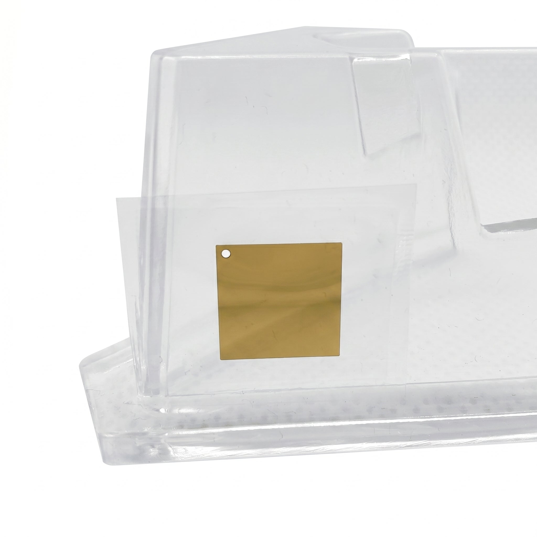 MSE PRO 10 mm x 10 mm 4H N-Type SiC, Research Grade, Silicon Carbide Crystal Substrate AI image
