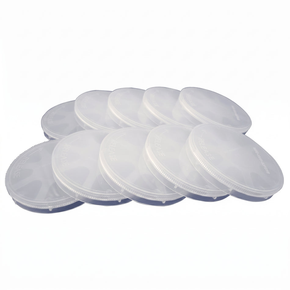MSE PRO 4 Inch Single Wafer Carrier Case (Pack of 10), Polypropylene, Cleanroom Class 100 Grade AI image