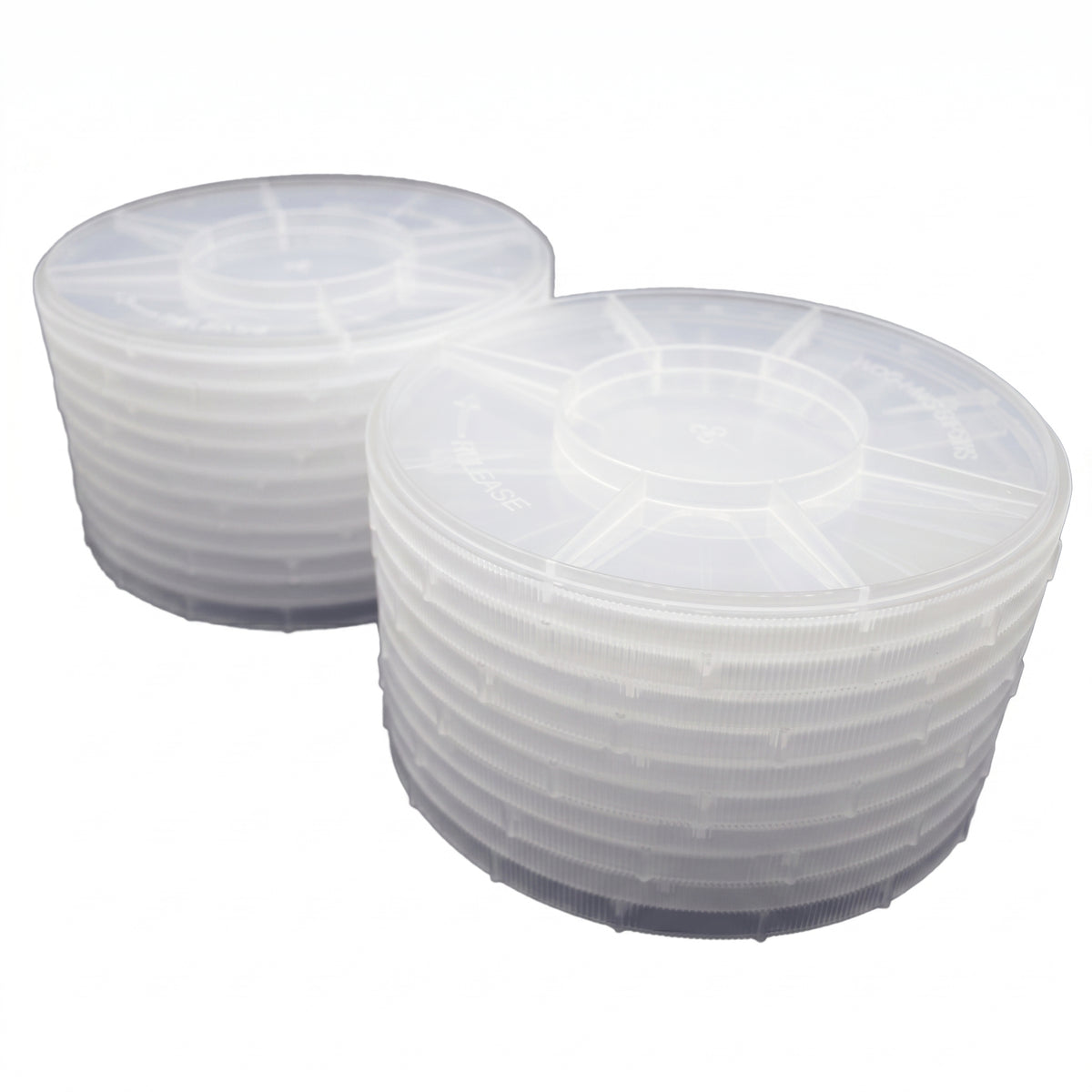MSE PRO 6 Inch 150 mm Single Wafer Carrier Case (Pack of 10), Polypropylene, Cleanroom Class 100 Grade AI image