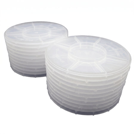 MSE PRO 6 Inch 150 mm Single Wafer Carrier Case (Pack of 10), Polypropylene, Cleanroom Class 100 Grade AI image