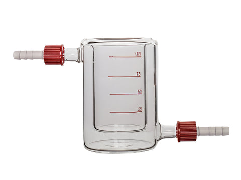 MSE PRO 100mL Jacketed Beaker with Detachable Spout - MSE Supplies LLC