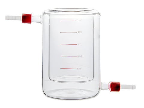 MSE PRO 500mL Jacketed Beaker with Detachable Spout - MSE Supplies LLC