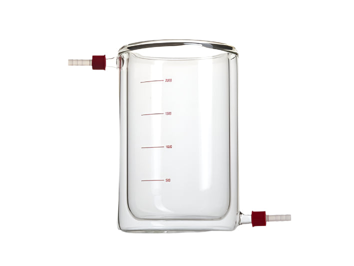 MSE PRO 2000mL Jacketed Beaker with Detachable Spout