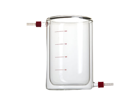 MSE PRO 2000mL Jacketed Beaker with Detachable Spout