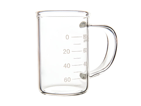 MSE PRO Beaker with Handle, Double Scale Line 100mL, Diameter 50 x Height 77 x Wall Thickness 2.5mm