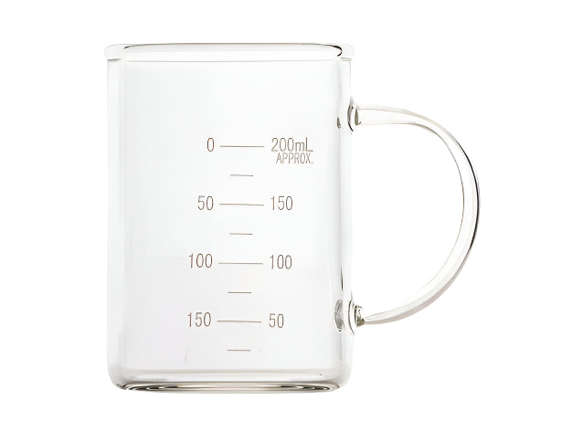 MSE PRO Beaker with Handle, Double Scale Line 250mL, Diameter 77 x Height 96 x Wall Thickness 3.0mm