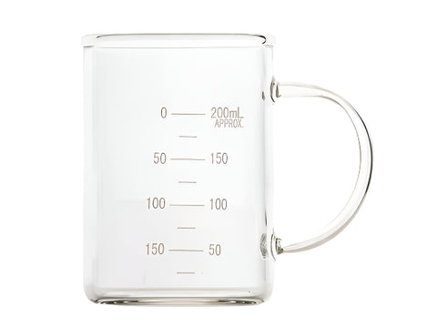 MSE PRO Beaker with Handle, Double Scale Line 250mL, Diameter 77 x Height 96 x Wall Thickness 3.0mm
