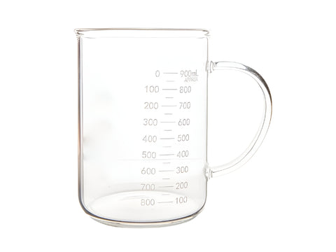MSE PRO Beaker with Handle, Double Scale Line 1000mL, Diameter 108 x Height 150 x Wall Thickness 3.0mm