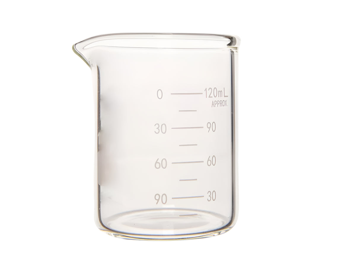 MSE PRO Homemade Thick-Walled Beaker, Double Scale Line 150mL, Diameter 60 x Height 80 x Wall Thickness 3.0mm, 10 Pieces/Box