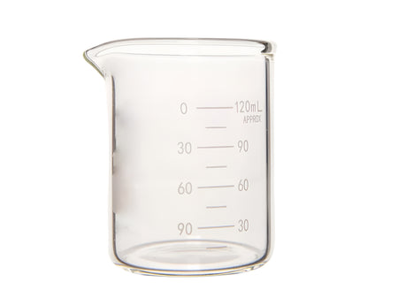 MSE PRO Homemade Thick-Walled Beaker, Double Scale Line 150mL, Diameter 60 x Height 80 x Wall Thickness 3.0mm, 10 Pieces/Box