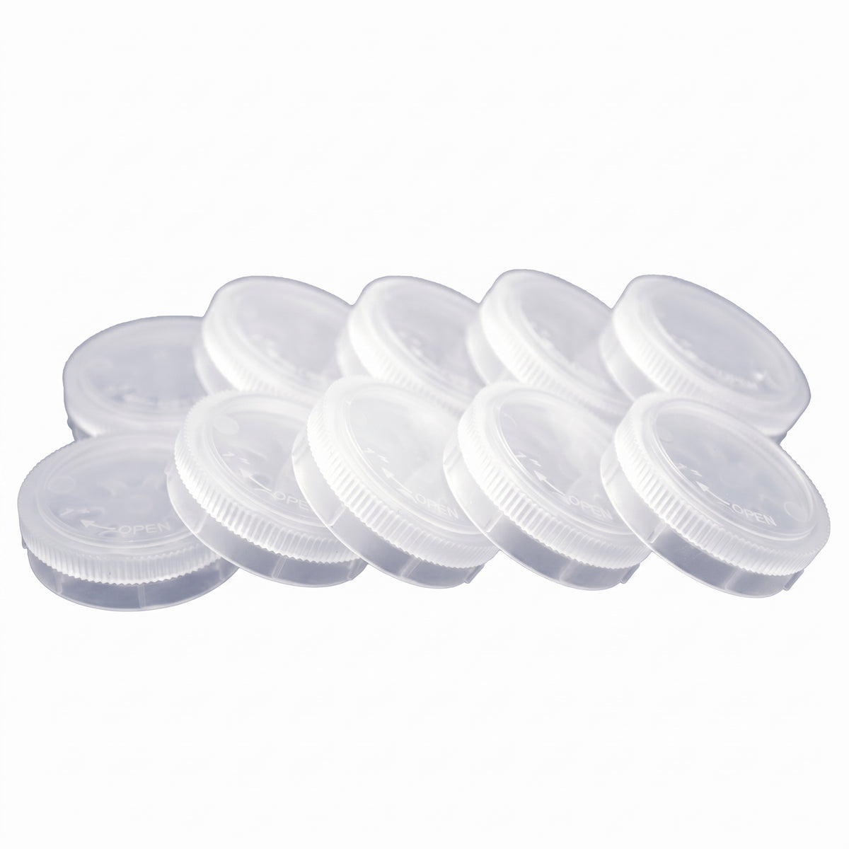 MSE PRO 1 inch Single Wafer Carrier Case (Pack of 10), Polypropylene, Cleanroom Class 100 Grade AI image