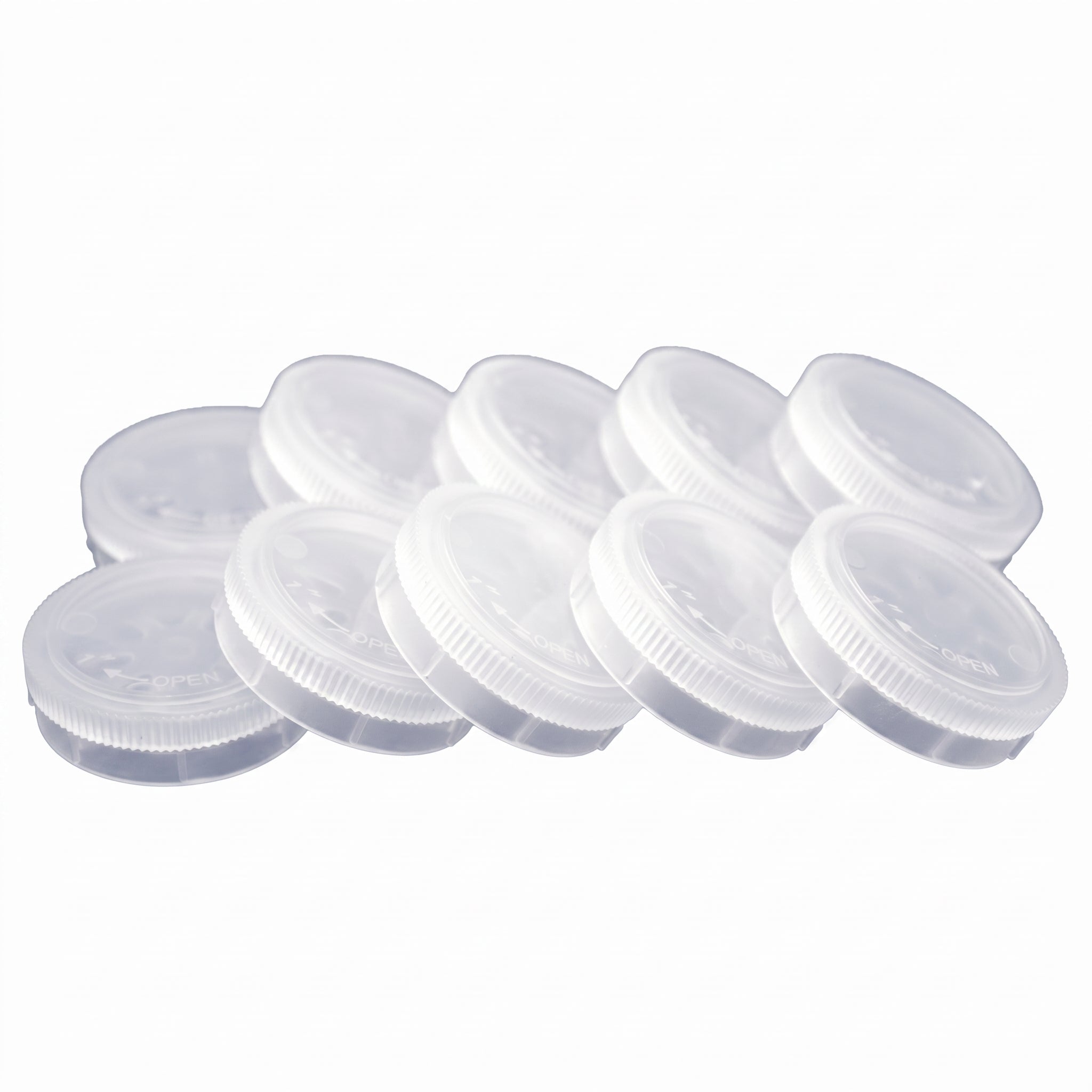 MSE PRO 1 inch Single Wafer Carrier Case (Pack of 10), Polypropylene, Cleanroom Class 100 Grade AI image