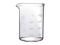 MSE PRO Homemade Thick-Walled Beaker, Double Scale Line 500mL, Diameter 85 x Height 125 x Wall Thickness 3.0mm, 10 Pieces/Box