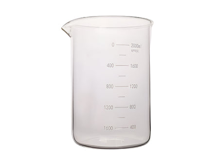 MSE PRO Xinweier Homemade Thick-Walled Beaker, Double Scale Line 1000mL, Diameter: 107mm, Height: 145mm