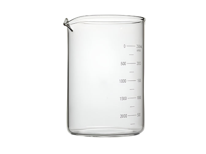 MSE PRO Xinweier Homemade Thick-Walled Beaker, Double Scale Line 3000mL, Diameter: 150mm, Height: 240mm