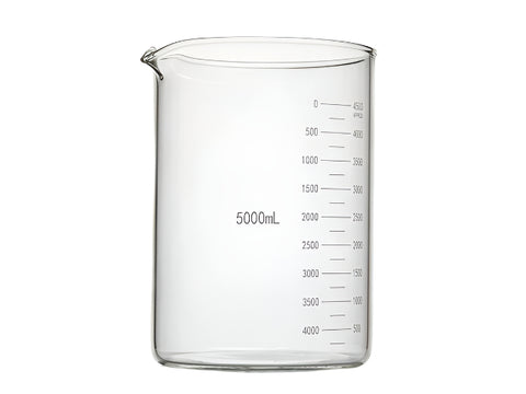 MSE PRO Xinweier Homemade Thick-Walled Beaker, Double Scale Line 3000mL, Diameter: 150mm, Height: 240mm