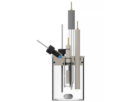 Two-Compartment Electrochemical Cell With Additional Inlet/Outlet, Electrochemical Products, Redox.me, MSE Supplies
