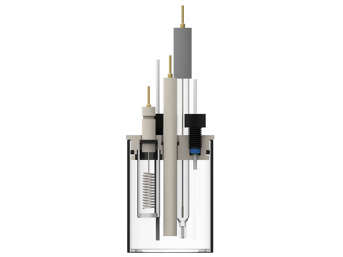 Two-Compartment Multiport Electrochemical Cell, Electrochemical Products, Redox.me, MSE Supplies