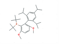 MSE PRO Di-tert-butyl(2',4',6'-triisopropyl-3,6-dimethoxy-[1,1'-biphenyl]-2-yl)phosphine (tBuBrettphos), 98% Purity - MSE Supplies LLC