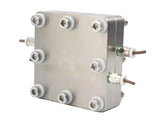 5cm² AEM Electrolyzer Hardware - Serpentine Flow Field, Au-Ni + Au-Ni End Plate, Electrochemical Products, MSE Supplies LLC, MSE Supplies