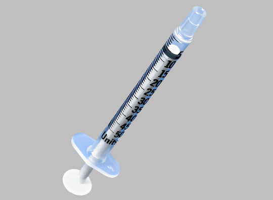 Hilgenberg Syringes with Low Sliding Force and Silicone Seal, Pk of 500 Pcs - MSE Supplies LLC