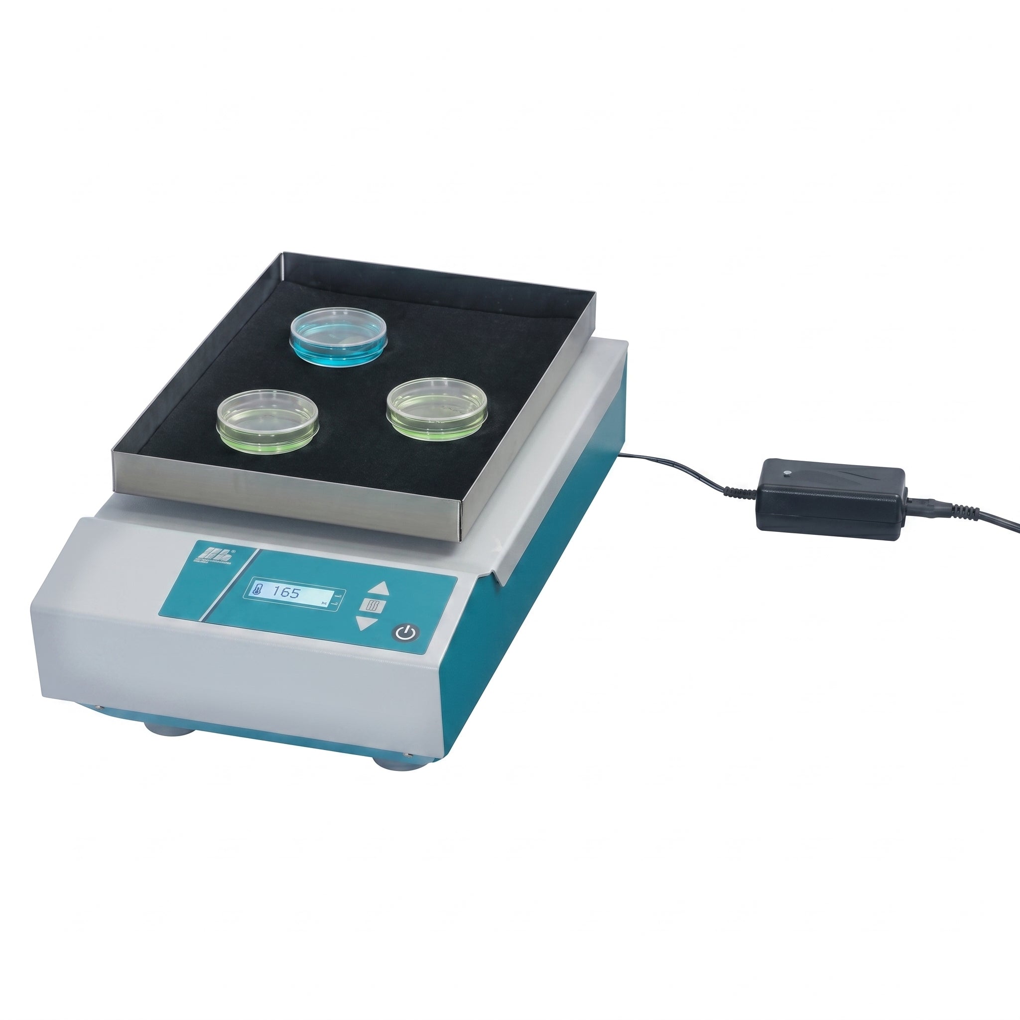 Miniature Battery Shaker KM 2 Akku incl. rack system + Battery charger with US Plug (Edmund Buhler, Made in Germany) AI image
