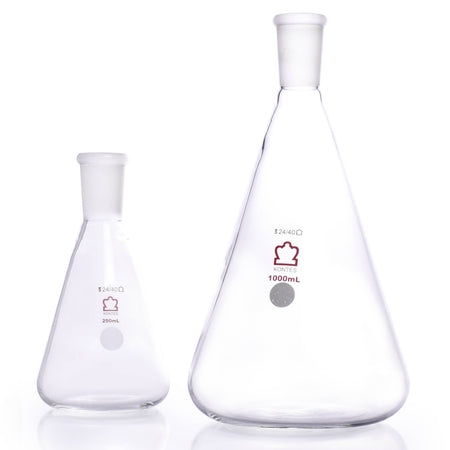 KIMBLE® KONTES® Jointed Narrow Mouth Erlenmeyer Flask, 24/40, 50 mL