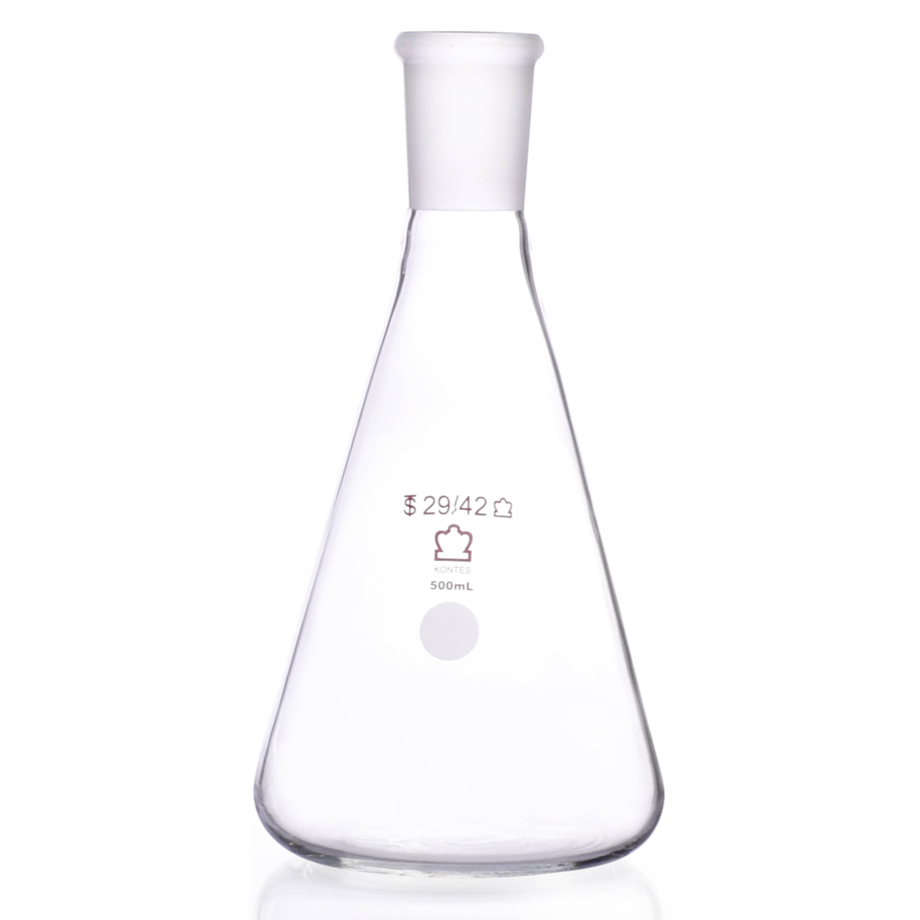 KIMBLE® KONTES® Jointed Narrow Mouth Erlenmeyer Flask, 29/42, 500 mL