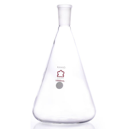 KIMBLE® KONTES® Jointed Narrow Mouth Erlenmeyer Flask, 24/40, 1000 mL