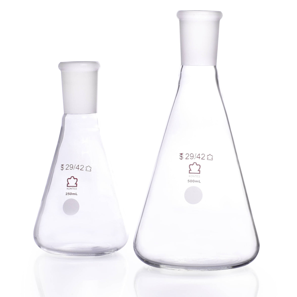 KIMBLE® KONTES® Jointed Narrow Mouth Erlenmeyer Flask, 29/42, 1000 mL