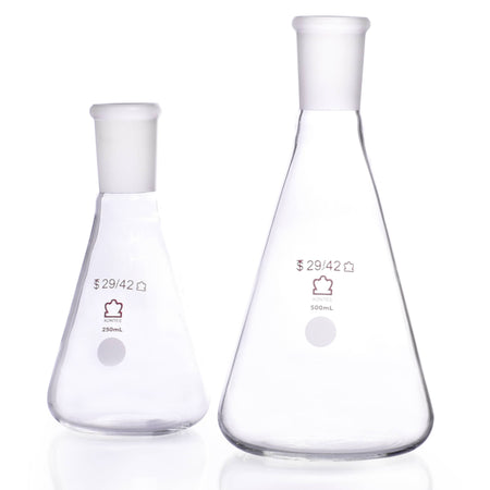 KIMBLE® KONTES® Jointed Narrow Mouth Erlenmeyer Flask, 29/42, 2000 mL
