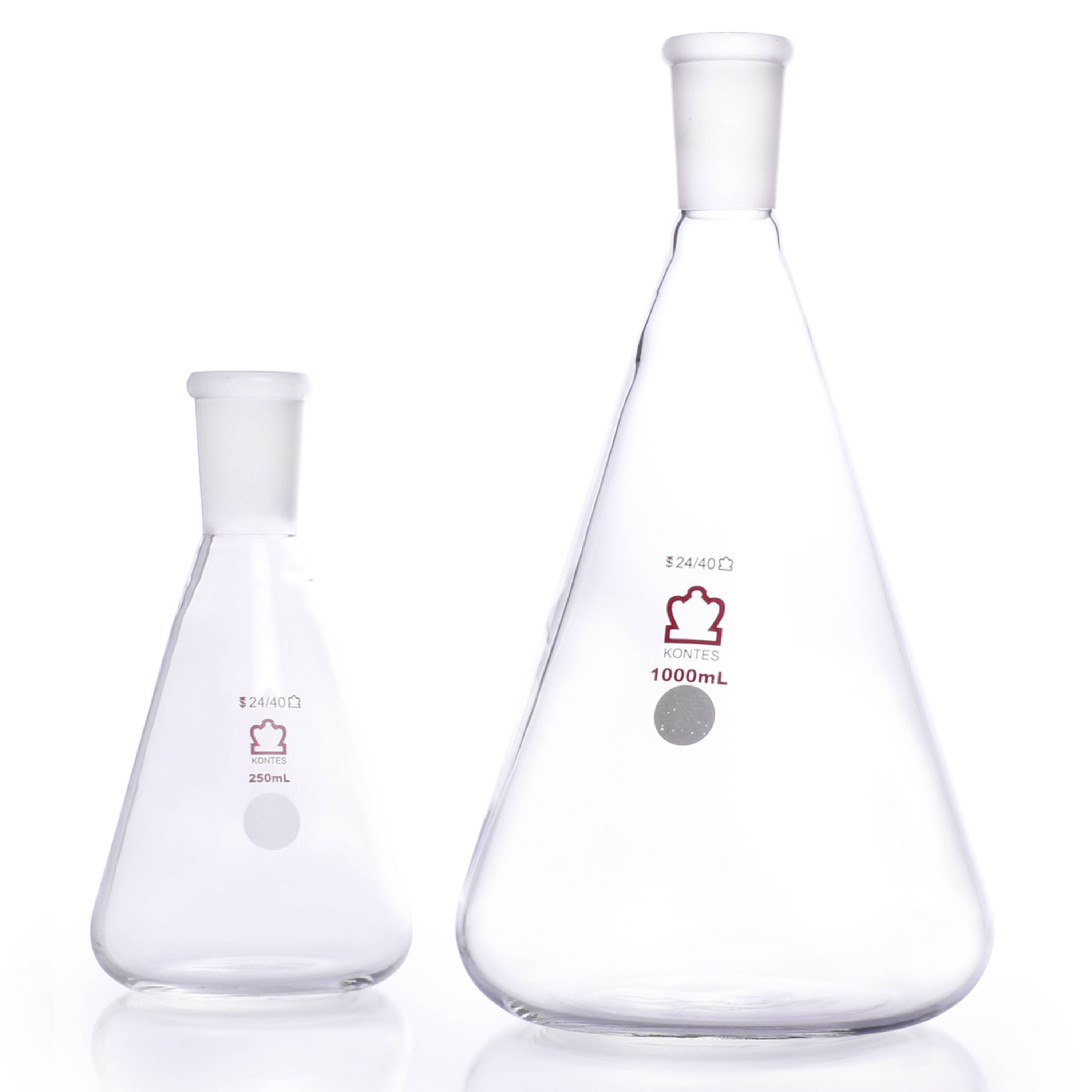 KIMBLE® KONTES® Jointed Narrow Mouth Erlenmeyer Flask, 24/40, 6000 mL