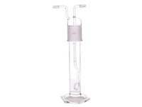 MSE PRO Gas Washing Bottle, with Sand Plate 125mL, Total Height about 290mm, X-C Sand Plate