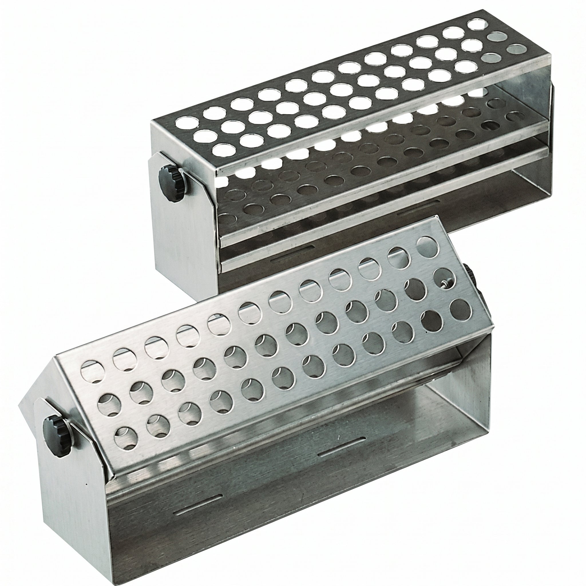 Test tube racks (Edmund Buhler, Made in Germany) AI image