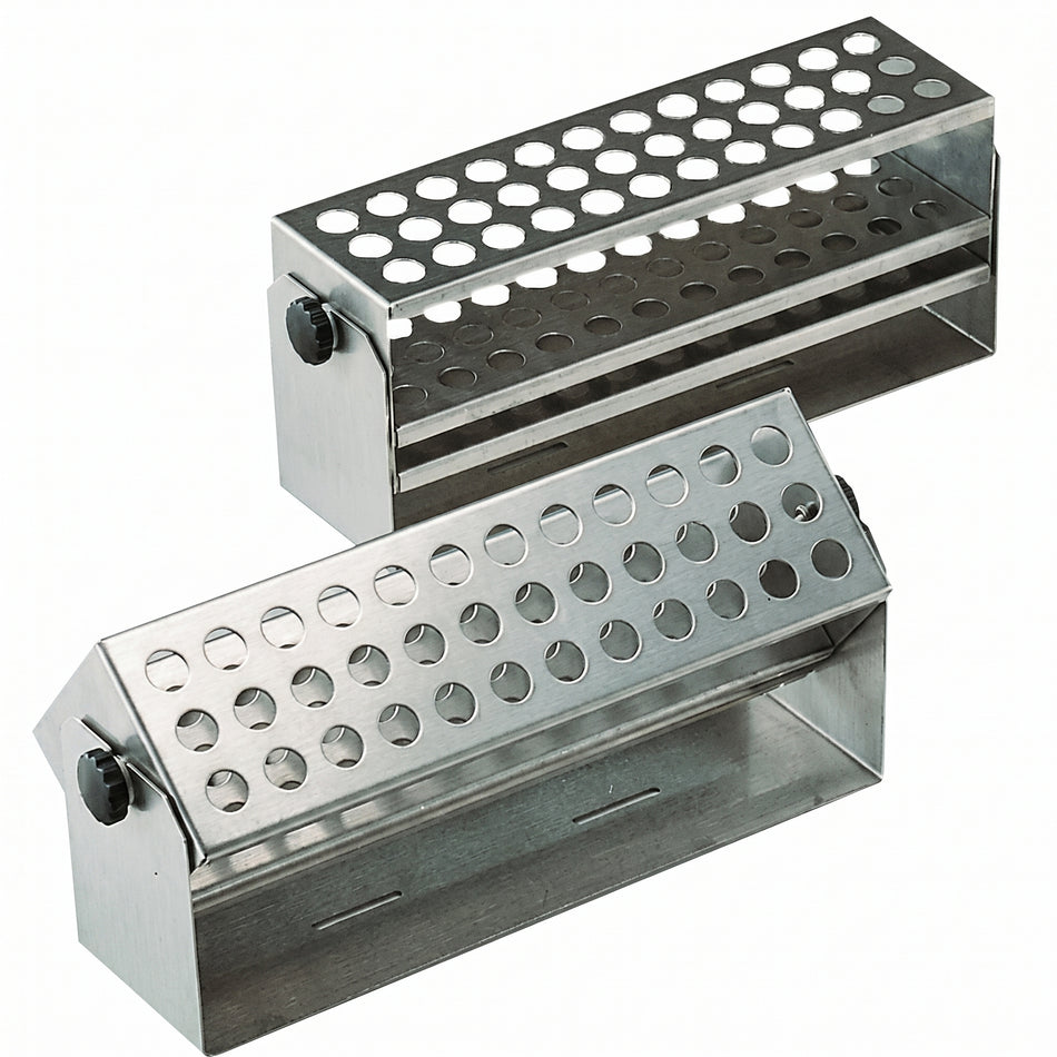 Test tube racks (Edmund Buhler, Made in Germany) AI image