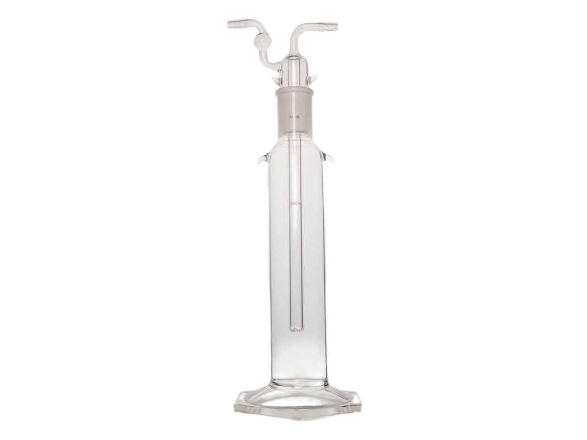 MSE PRO 34/45 Mouth 500mL, Straight Tube Gas Washing Bottle