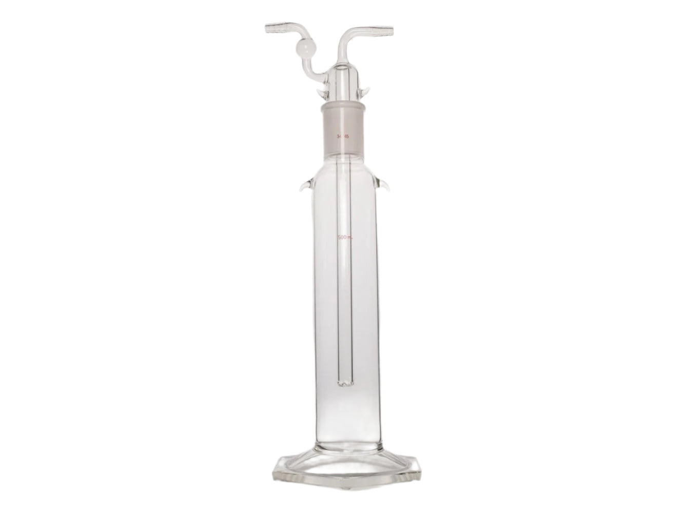 MSE PRO 34/45 Mouth 500mL, Straight Tube Gas Washing Bottle