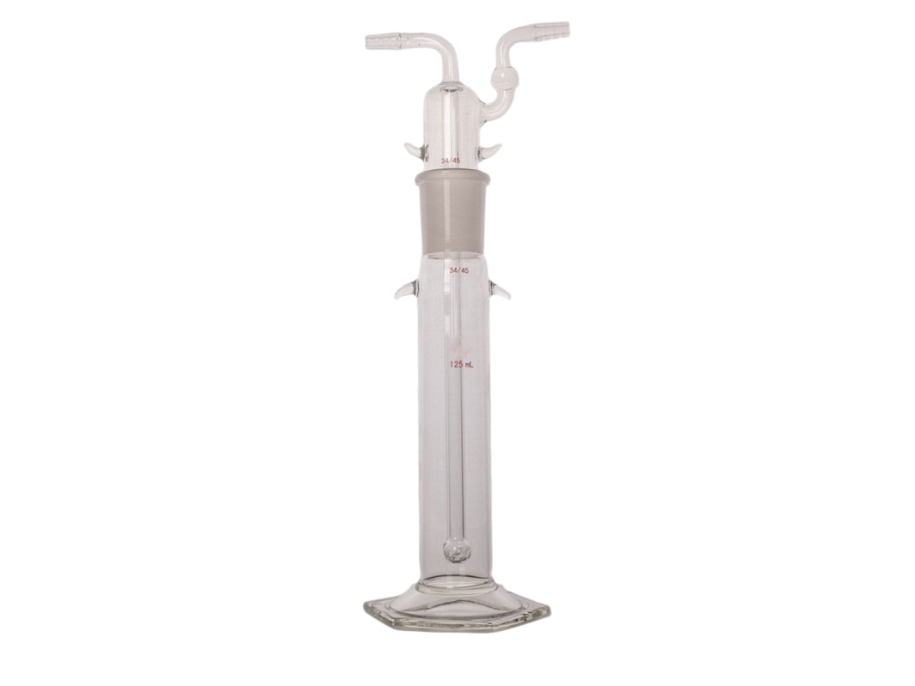 MSE PRO 34/45 Mouth 125mL, Porous Gas Washing Bottle