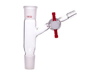 MSE PRO 60° Direction Adapter with PTFE Valve, Joint: 19/22, 2mm Joint Aperture - MSE Supplies LLC